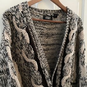 Vintage Street Scenes cardigan